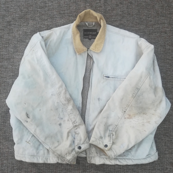 Vintage Distressed Canvas Work Coat - Picture 2 of 7